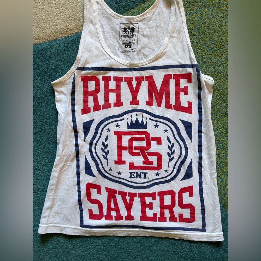 Rhyme Sayers White Tank Top Atmosphere Hip Hop